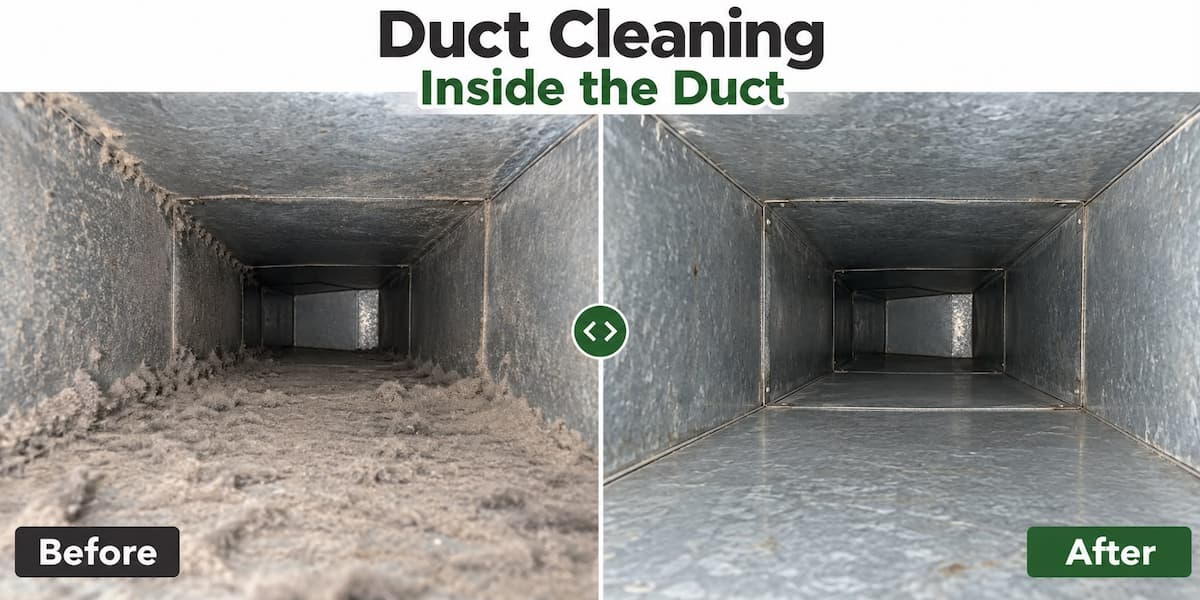 Plumbing repair before and after